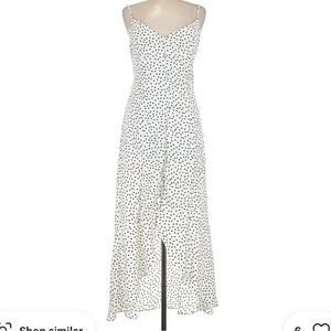 Sienna Sky Polka Dot Midi Dress